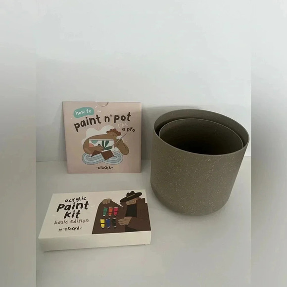 Crockd Paint n' Pot Kit: Paint A Planter - Picture 1 of 9